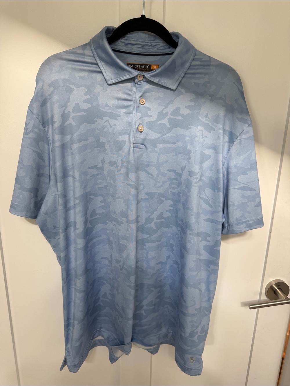 Daniel Cremieux Sky Blue Tonal Camo Polo
